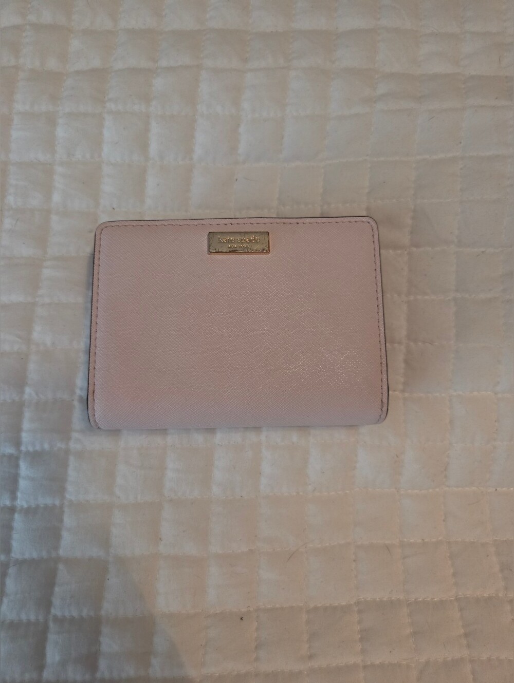 kate spade Blush Leather Bifold Wallet